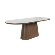 Galds WHITE LABEL LIVING ALMIRA OVAL 200