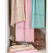 Pludmales dvielis BLUMARINE ISOLA 100x180cm Sand