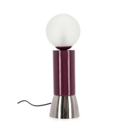 Galda lampa ANDREA BIZZOTTO MALTON H47 Silver Red