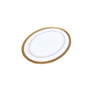 Servējamais  šķīvis NORITAKE SIGNATURE GOLD 29.5cm,oval