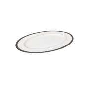Servējamais šķīvis NORITAKE BOGART PLATINUM 37cm, ovāls