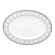 Servējamais  šķīvis NORITAKE TREFOLIO PLATINUM 31cm, oval