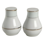 Sāls/piparu trauku komplekts HAVILAND ILLUSION 6cm MENTHE