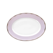 Servējamais šķīvis HAVILAND ILLUSION LAVANDE 34.5cm, ovāls
