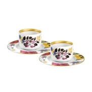 Kafijas tases ar apakštasēm VISTA ALEGRE PRIMAVERA set of 4