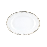 Servējamais  šķīvis HAVILAND SOUFFLE D`OR 23cm, oval