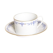 Tējas tase HAVILAND MARTHE RITZ PARIS 140ml ar apakštasi