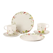 Servīze ROSENTHAL BRILLANCE FLEURS SAUVAGES Set of 6,breakfast