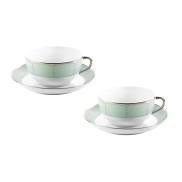 Kafijas servīze HAVILAND ILLUSION Set of 4 MENTHE
