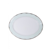Servējamais šķīvis HAVILAND ILLUSION MENTHE 40cm, ovāls