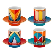 Kafijas piederumu komplekts VISTA ALEGRE FUTURISMO Set of 4