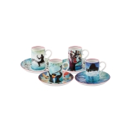 Kafijas piederumu komplekts VISTA ALEGRE FUR BEETHOVEN 100ml, Set of 8