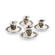 Kafijas tases ar apakštasēm VISTA ALEGRE LOVE WHO YOU WANT Set of 8