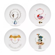 Deserta šķīvju komplekts VISTA ALEGRE TEA WITH ALICE Set of 4