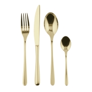 Galda piederumu komplekts SAMBONET TASTE PVD CHAMPAGNE Set of 24