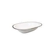 Salātu bļoda NORITAKE ROCHELLE PLATINUM 27cm, oval