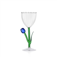Baltvīna glāze ICHENDORF BOTANICA BLUE TULIP