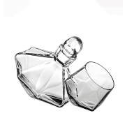 Karafe ar 2 glāzēm VISTA ALEGRE CARROSSEL 350ml viskijam