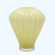 Vāze EDG DIAMANTE LIGHT YELLOW d30cm