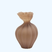 Vāze EDG FLOW SINUOSO BROWN d19.5cm