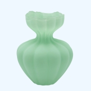 Vāze EDG FLOW SINUOSO GREEN d26cm