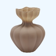 Vāze EDG FLOW SINUOSO LIGHT BROWN d26cm