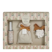 Dāvanu komplekts MATHILDE CREATIONS MIMOSA JOLI aromāts 30ml; aromātiskais lina maisiņš; dekor