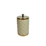 Ladīte ar vāku GIOBAGNARA ALGHERO DIAMONDS HIGH gold/ivory