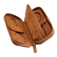 Pulksteņa kaste WOLF BROGUE ZIP  Burnished Brown