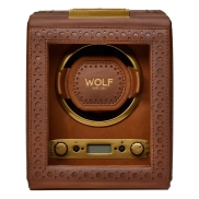 Pulksteņu uztvērējs WOLF BROGUE SINGLE  Burnished brown