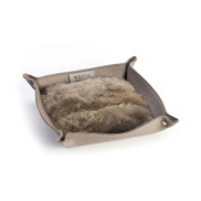 Sīkpiederumu paplāte WEICH COUTURE ALPACA TODO Dark Champagne, 20x20cm