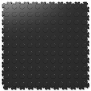 PVC Flīzes FORTELOCK INDUSTRY Black Coin