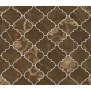 Porcelāna mozaīka VERSACE CERAMICS EMOTE ARABESCATO DECORATO PULPIS MARRONE LUX