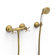 Dušas komplekts TRES CLASIC Aged Brass