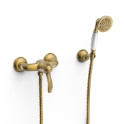 Dušas komplekts TRES CLASIC Aged Brass