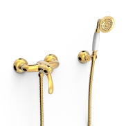 Dušas komplekts TRES CLASIC Gold 24K