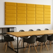 Akustiskais panelis SLALOM ECOWALL VELVET Yellow 26 set of 4