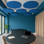 Akustiskais panelis SLALOM T FRAME CEILING ECOFELT Blue Klein 322
