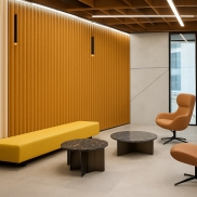 Akustiskais panelis SLALOM MILLERIGHE ECOFELTMustard 54 Sagriezts pēc projekt.izmēriem