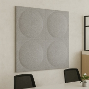 Akustiskais panelis SLALOM ECOROUND PETFELT Fog 953P