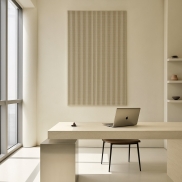 Akustiskais panelis SLALOM ECORANGE U ECOFELT Beige 952 132.5x280x1.1