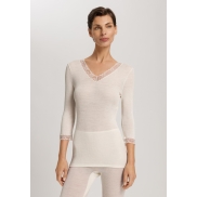 Apakškrekls ar garām piedurknēm HANRO WOOLEN LACE S