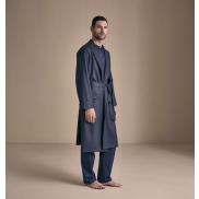 Vīriešu halāts FRETTE PILOT L navy blue