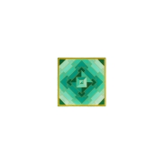 Lakats VISTA ALEGRE EMERALD 33x30cm