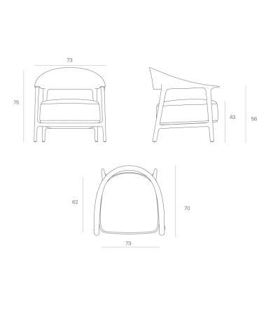 Krēsls VONDOM AFRICA Clay Clay 10156 Portonovo