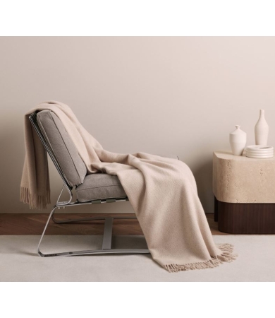 Pleds FRETTE KNOP BEIGE 150x200