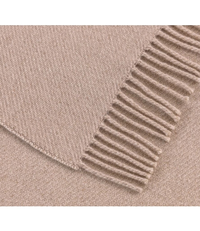 Pleds FRETTE KNOP BEIGE 150x200