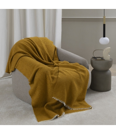 Pleds FRETTE CASHMERE BOUCLE 130x180