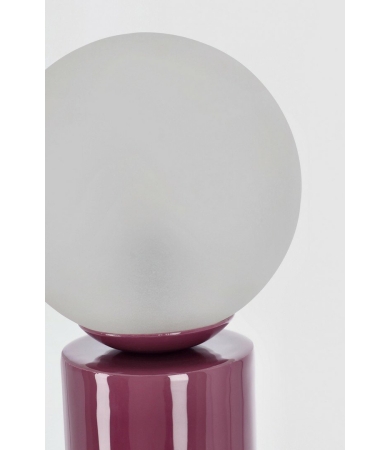 Galda lampa ANDREA BIZZOTTO MALTON H47 Silver Red
