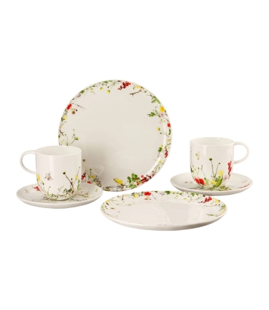 Servīze ROSENTHAL BRILLANCE FLEURS SAUVAGES Set of 6,breakfast